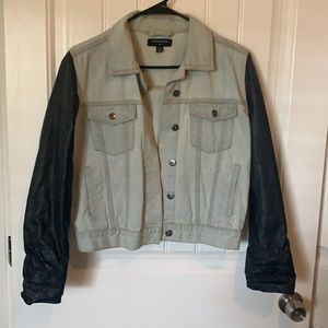 By Corpus Denim/Vegan Leather Jacket